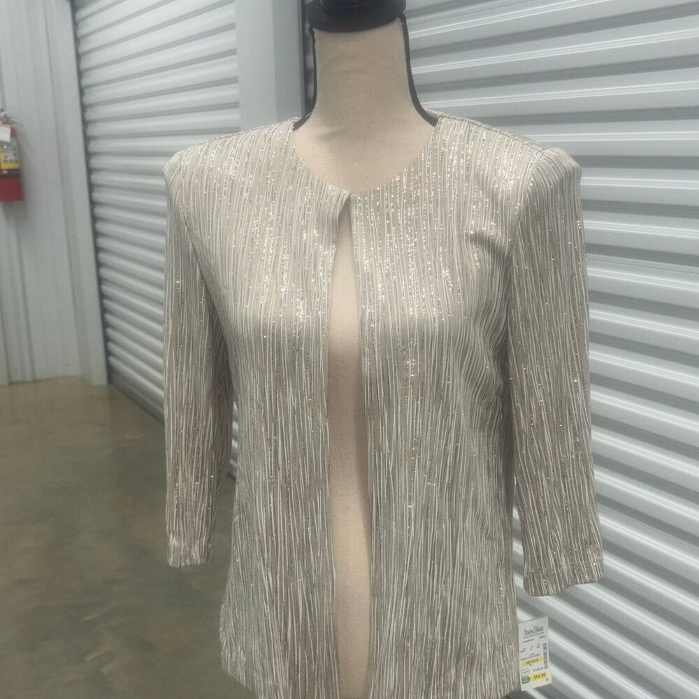 Jeanne Alexander sequin embellished jacket (Size S)